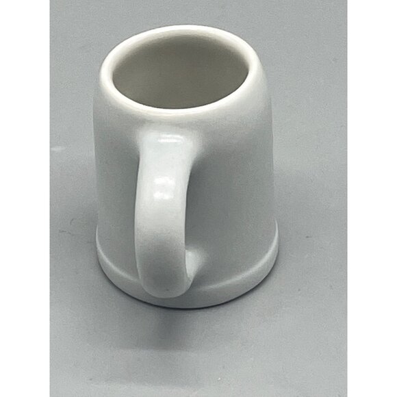 Miller high life beer mug shot glass floral red gray glass length 2.5" READ - Picture 3 of 6